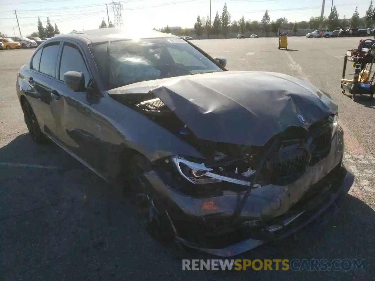 1 Photograph of a damaged car 3MW5U7J03M8B90225 BMW M3 2021