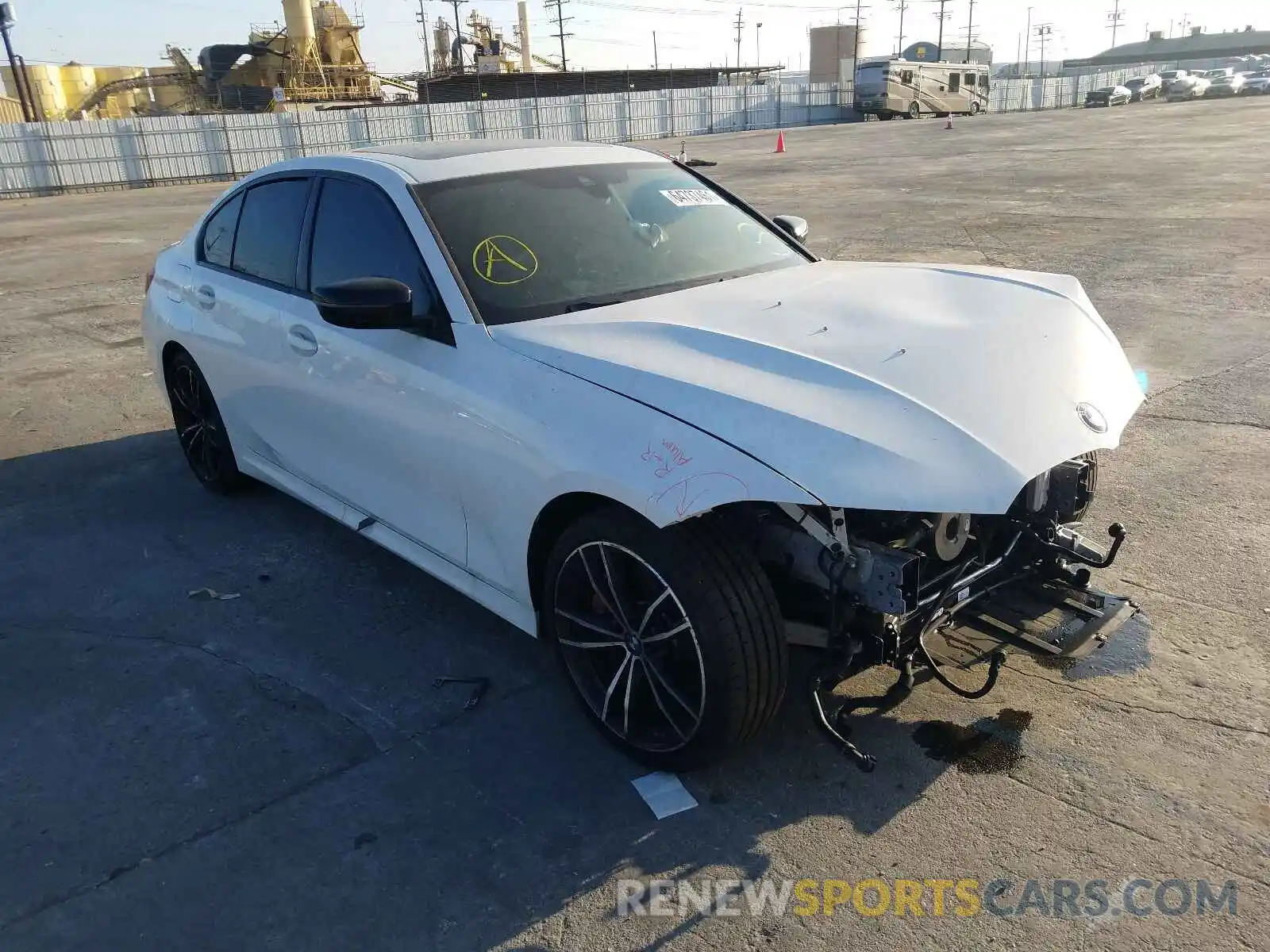 1 Photograph of a damaged car 3MW5U7J04M8B52339 BMW M3 2021