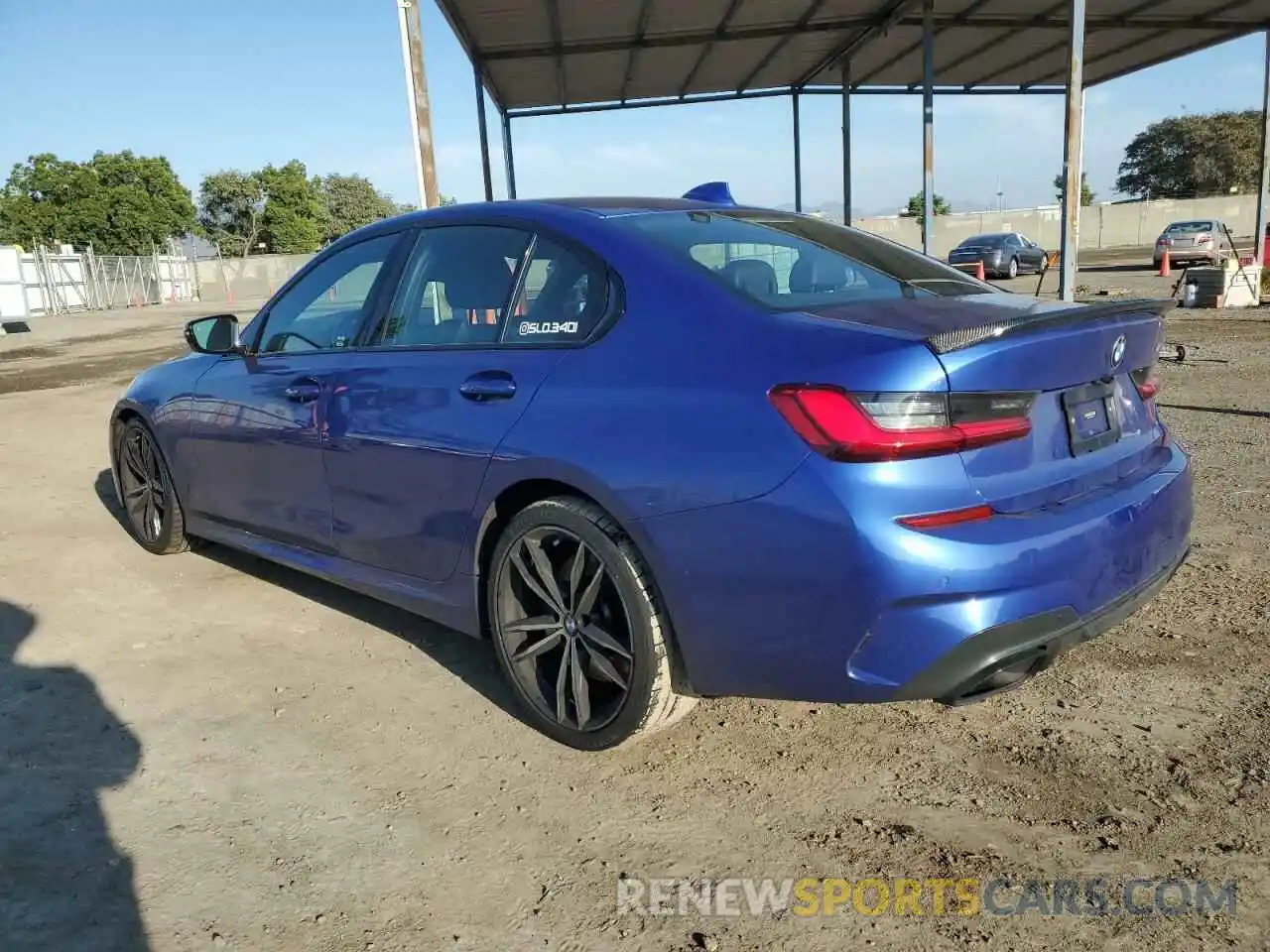 2 Photograph of a damaged car 3MW5U7J04M8B66953 BMW M3 2021