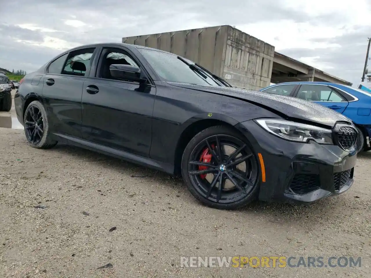 1 Photograph of a damaged car 3MW5U7J07M8B71841 BMW M3 2021