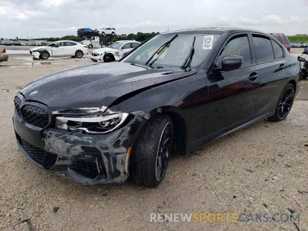 2 Photograph of a damaged car 3MW5U7J07M8B71841 BMW M3 2021