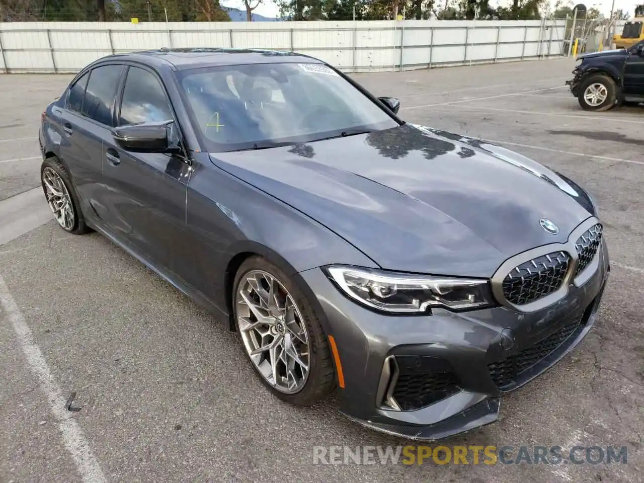 1 Photograph of a damaged car 3MW5U7J08M8B54756 BMW M3 2021