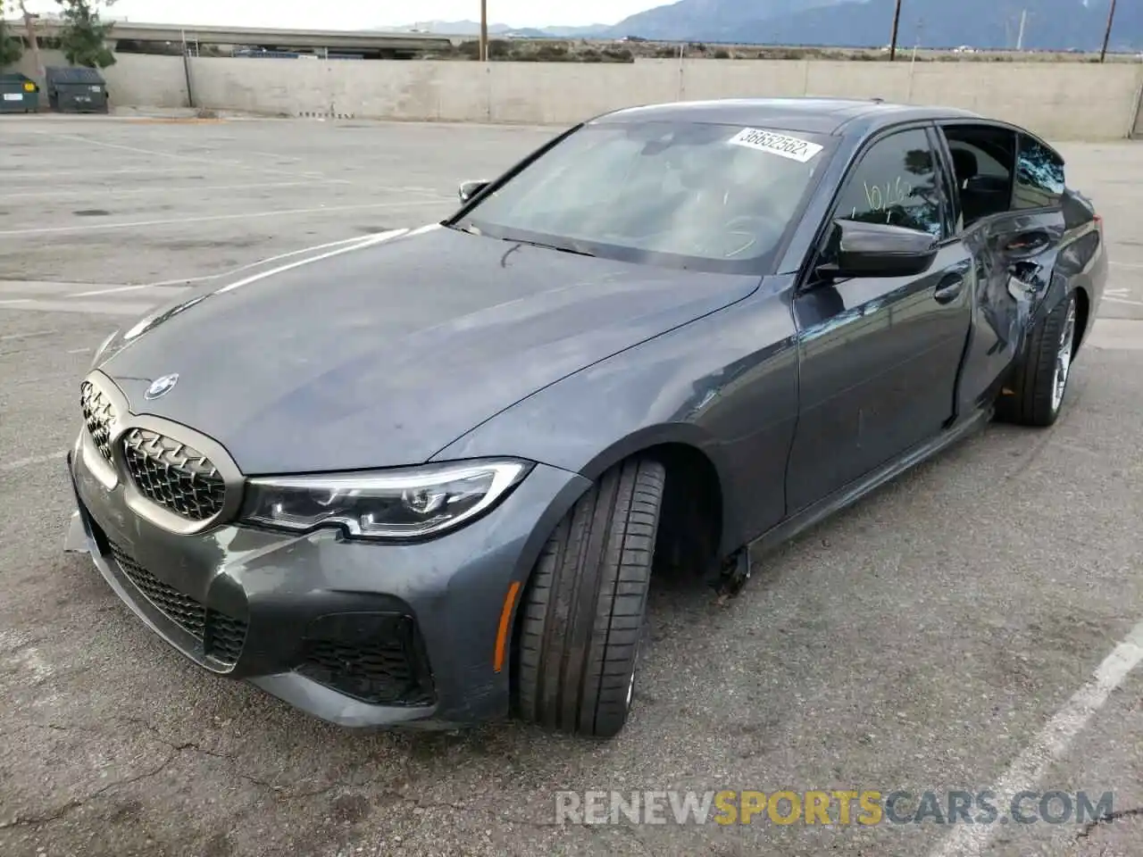 2 Photograph of a damaged car 3MW5U7J08M8B54756 BMW M3 2021