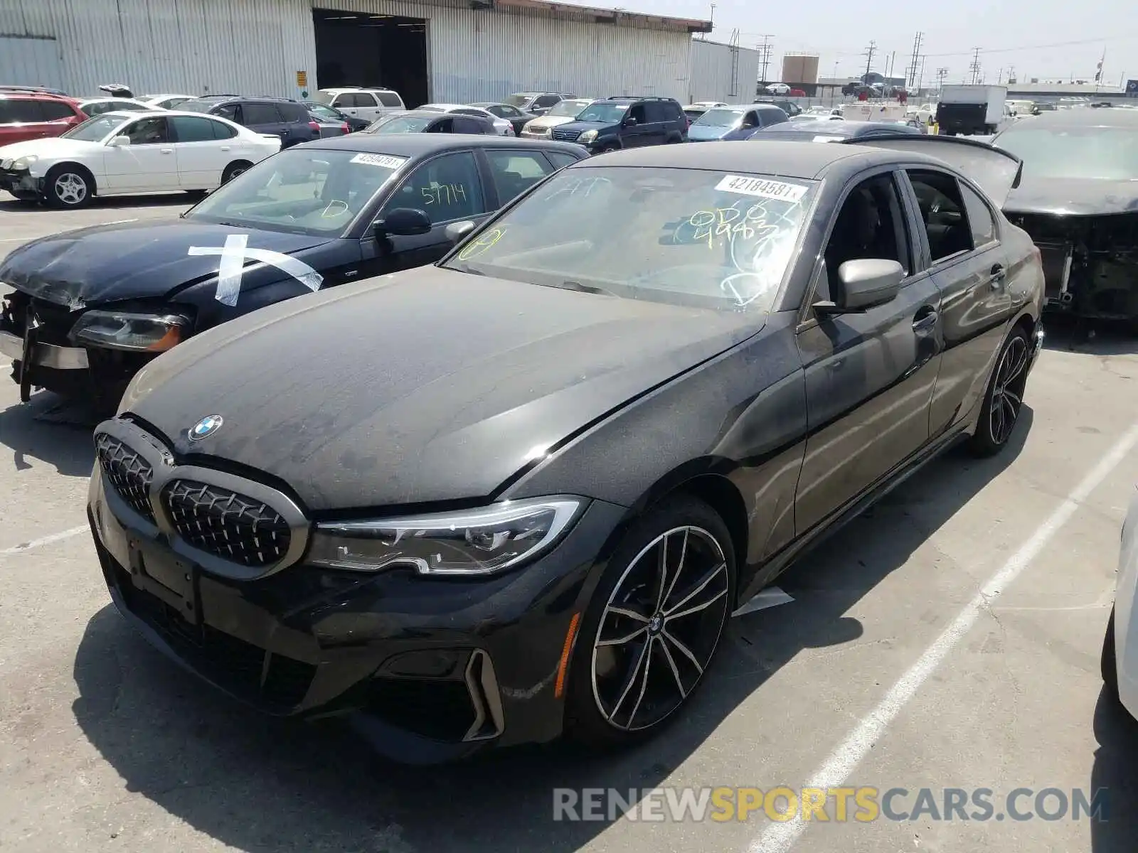 2 Photograph of a damaged car 3MW5U7J09M8B54507 BMW M3 2021