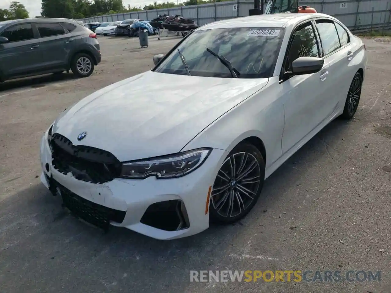 2 Photograph of a damaged car 3MW5U7J09M8B55737 BMW M3 2021