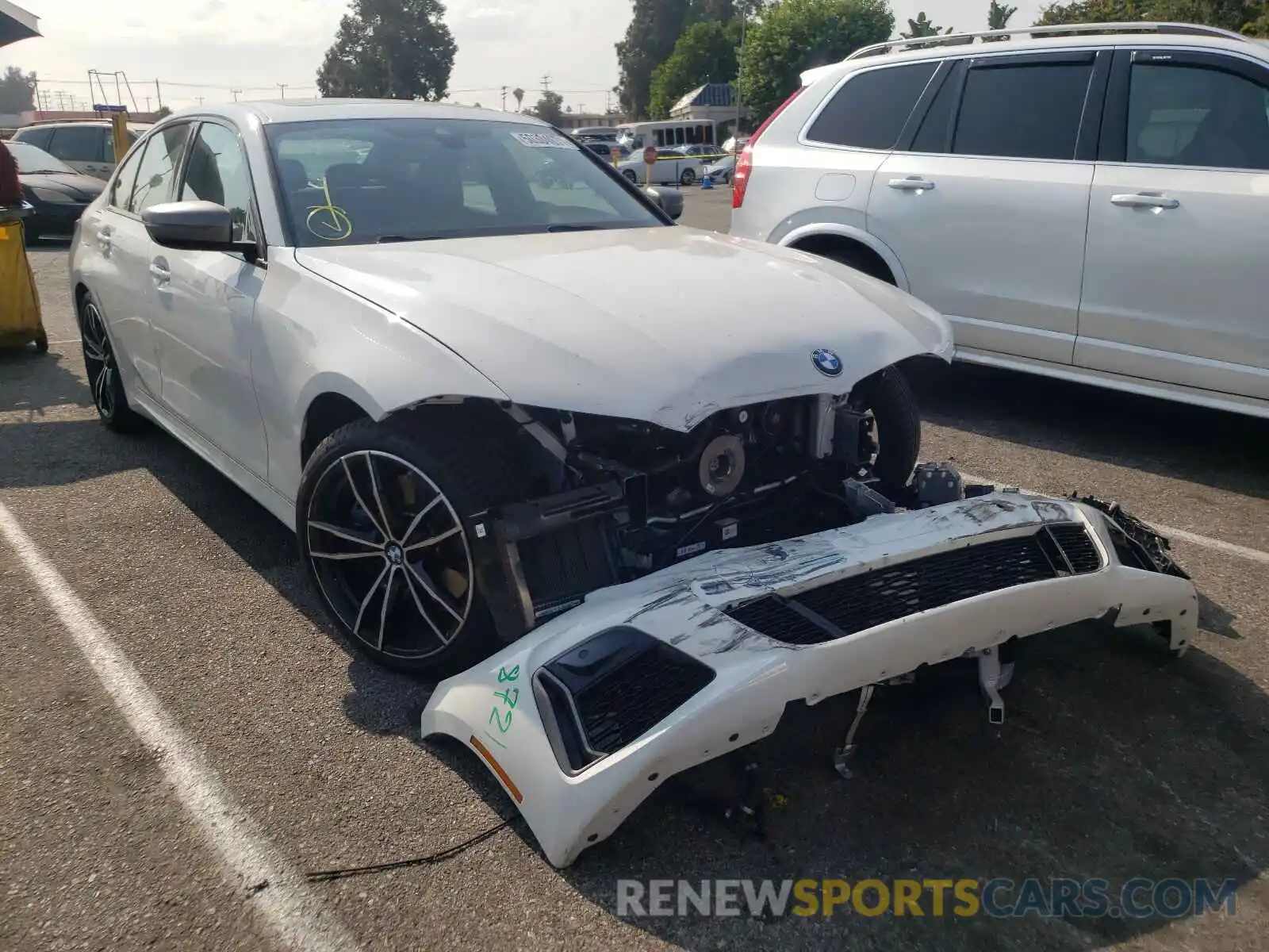 1 Photograph of a damaged car 3MW5U7J09M8B59237 BMW M3 2021