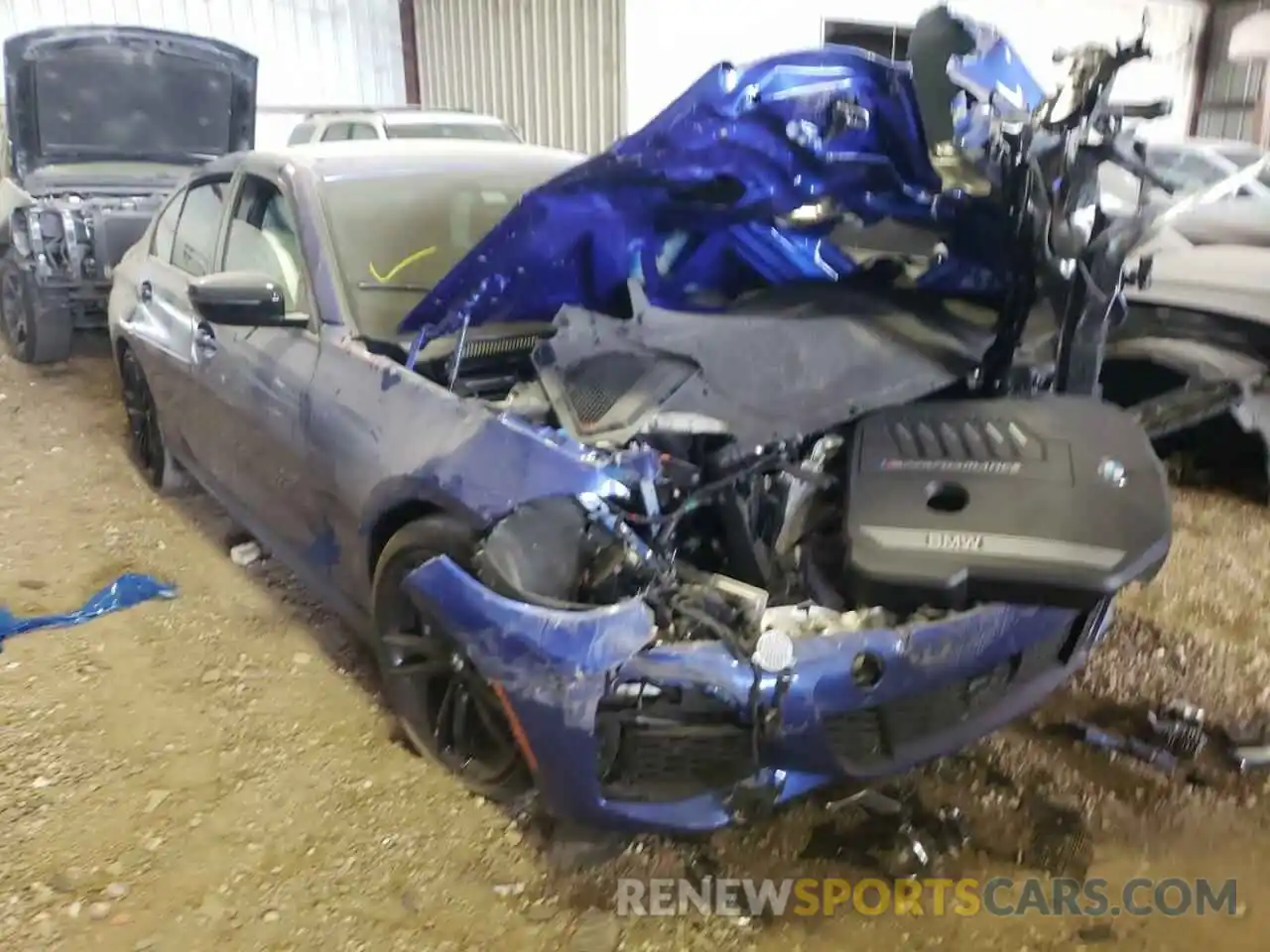 9 Photograph of a damaged car 3MW5U7J0XM8C13127 BMW M3 2021