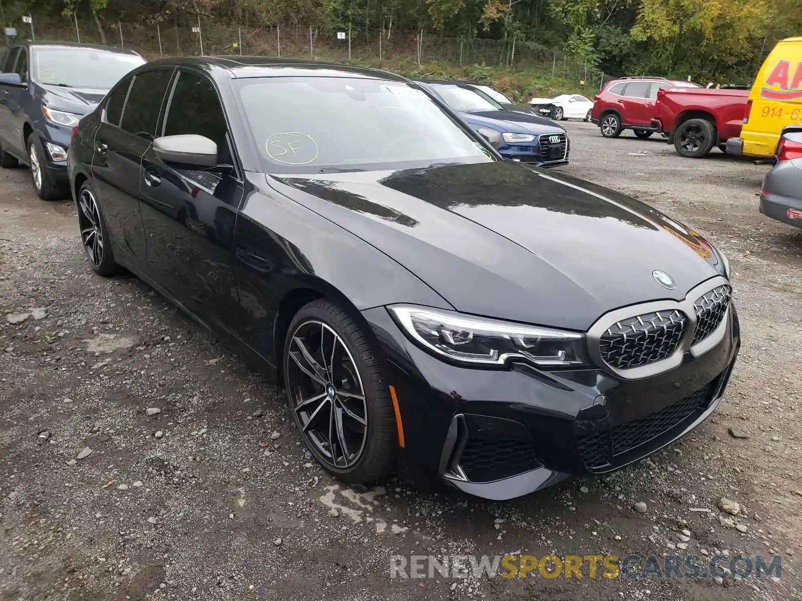 1 Photograph of a damaged car 3MW5U9J00M8B54021 BMW M3 2021