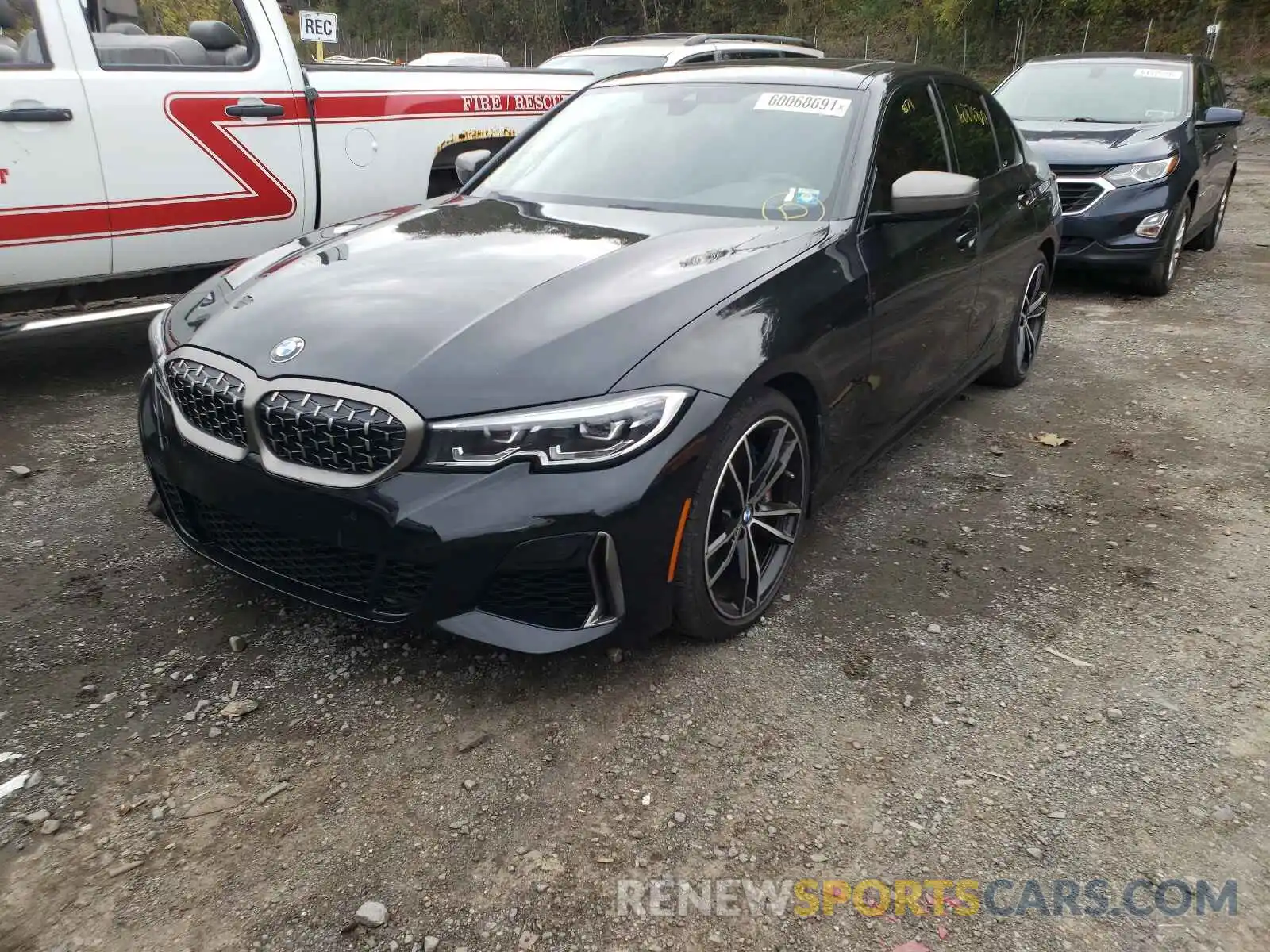 2 Photograph of a damaged car 3MW5U9J00M8B54021 BMW M3 2021