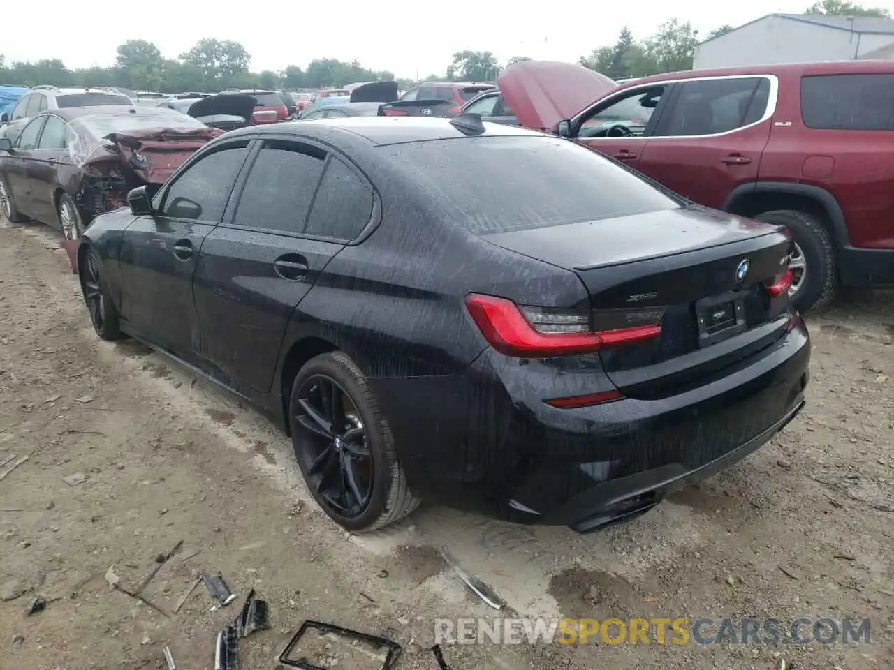 3 Photograph of a damaged car 3MW5U9J00M8B87293 BMW M3 2021