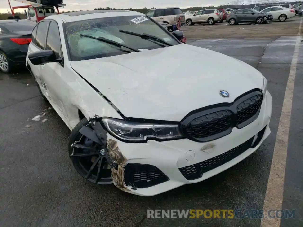 9 Photograph of a damaged car 3MW5U9J01M8B55873 BMW M3 2021