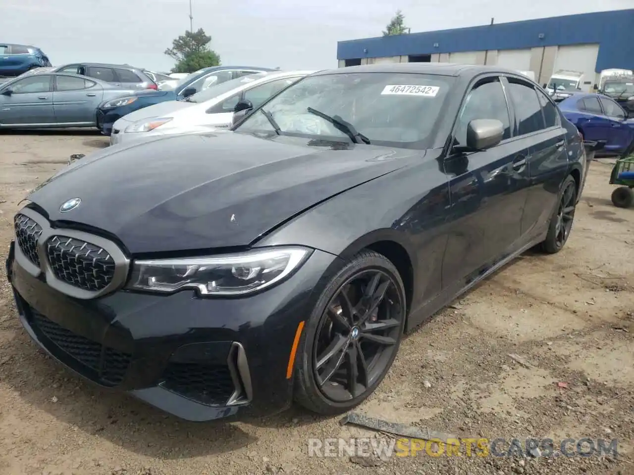 2 Photograph of a damaged car 3MW5U9J01M8B62841 BMW M3 2021