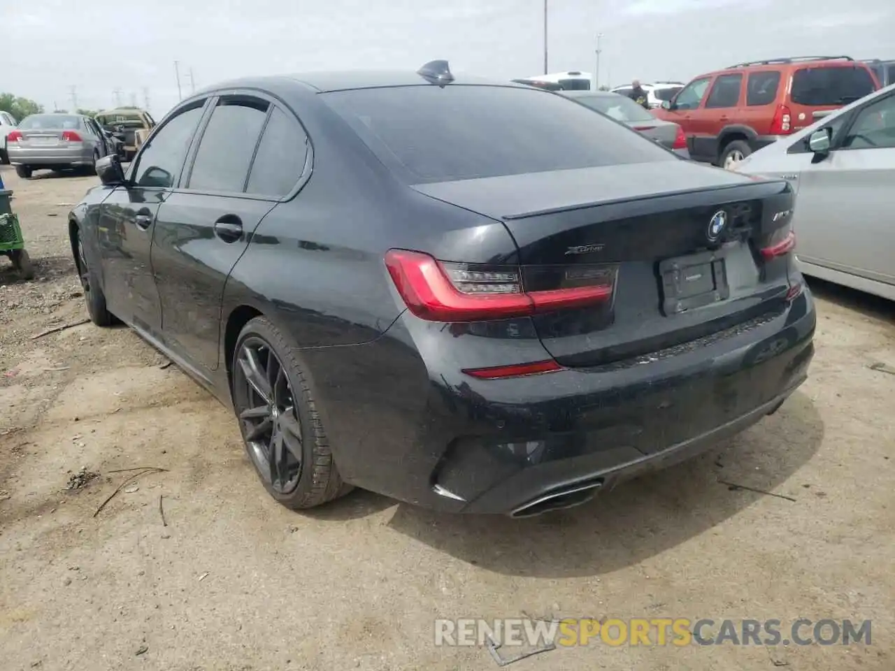 3 Photograph of a damaged car 3MW5U9J01M8B62841 BMW M3 2021