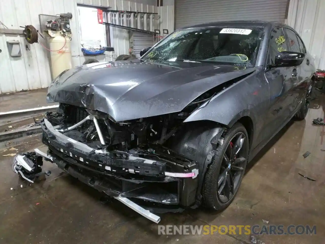 2 Photograph of a damaged car 3MW5U9J01M8C04926 BMW M3 2021