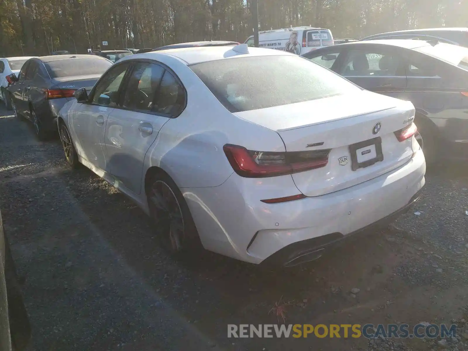 3 Photograph of a damaged car 3MW5U9J02M8B58040 BMW M3 2021