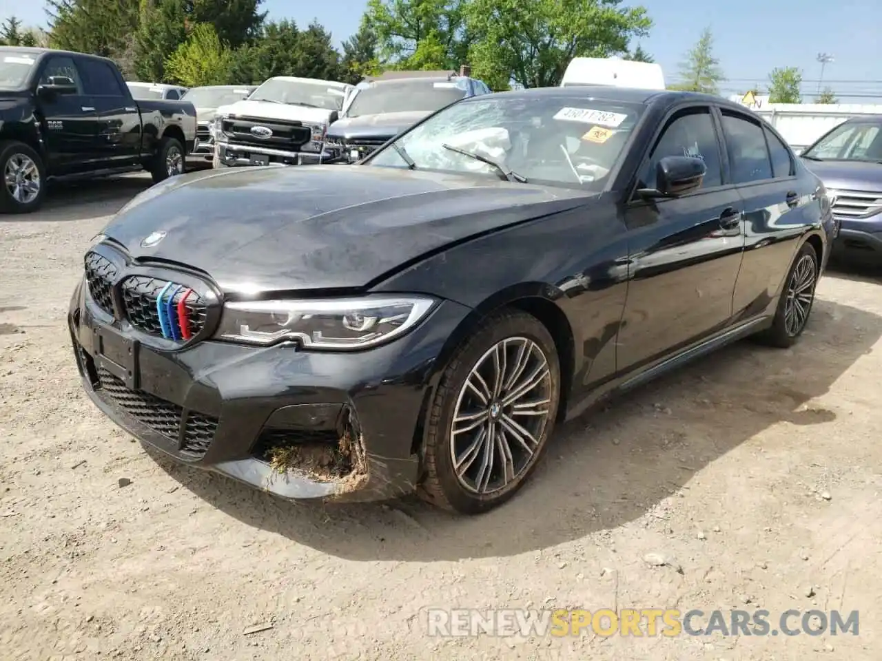 2 Фотография поврежденного автомобиля 3MW5U9J02M8B69247 BMW M3 2021