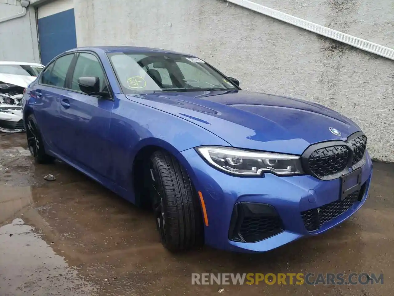 1 Photograph of a damaged car 3MW5U9J03M8B65594 BMW M3 2021