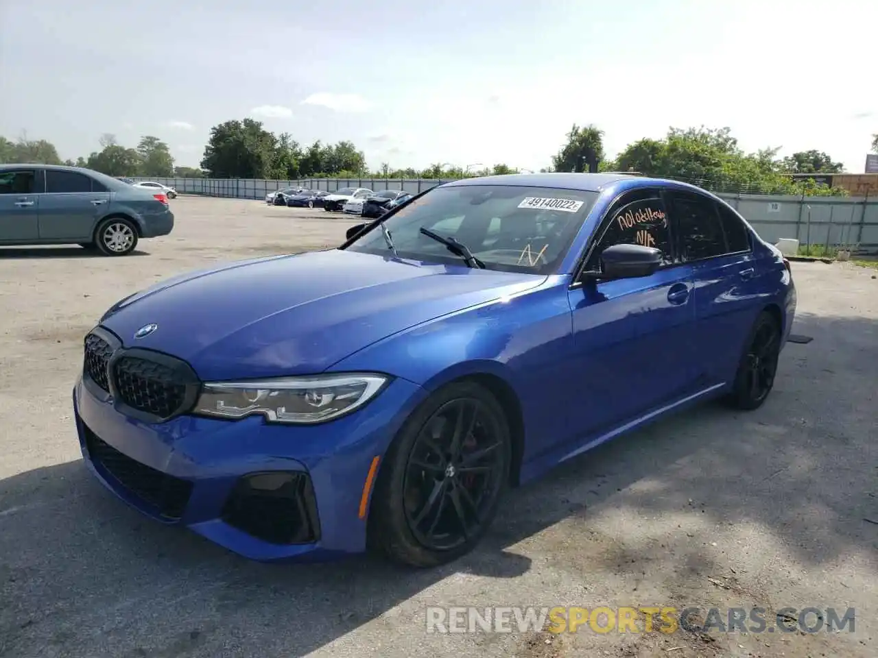 2 Photograph of a damaged car 3MW5U9J03M8C21906 BMW M3 2021