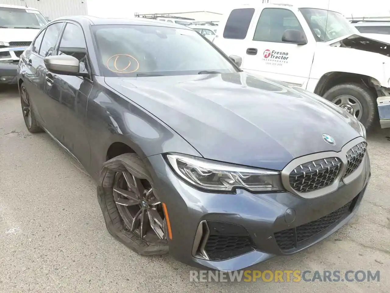 1 Photograph of a damaged car 3MW5U9J04M8B51753 BMW M3 2021