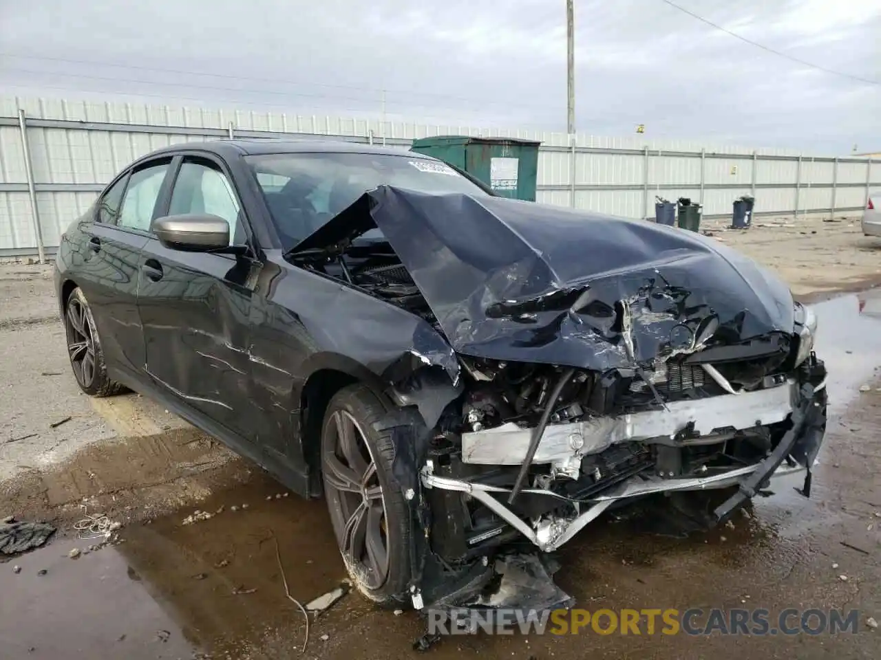 1 Photograph of a damaged car 3MW5U9J04M8B60839 BMW M3 2021