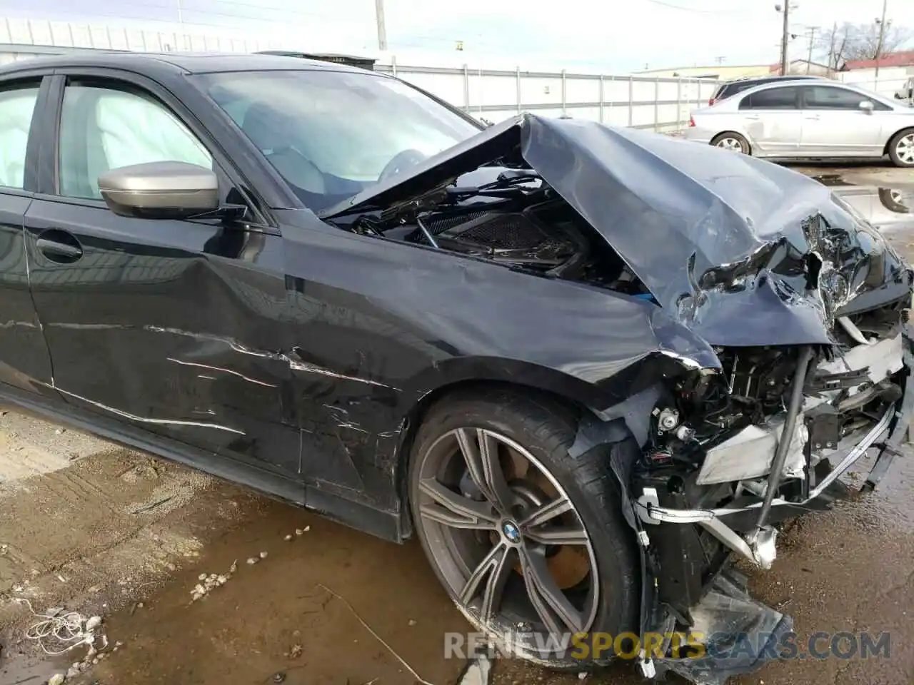 9 Photograph of a damaged car 3MW5U9J04M8B60839 BMW M3 2021