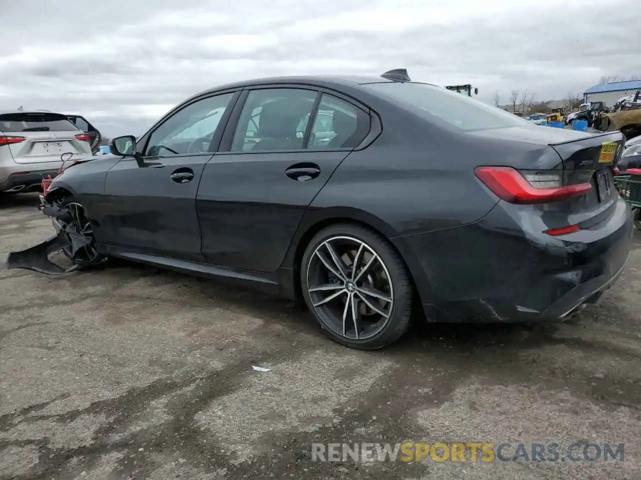 2 Photograph of a damaged car 3MW5U9J06M8B58171 BMW M3 2021