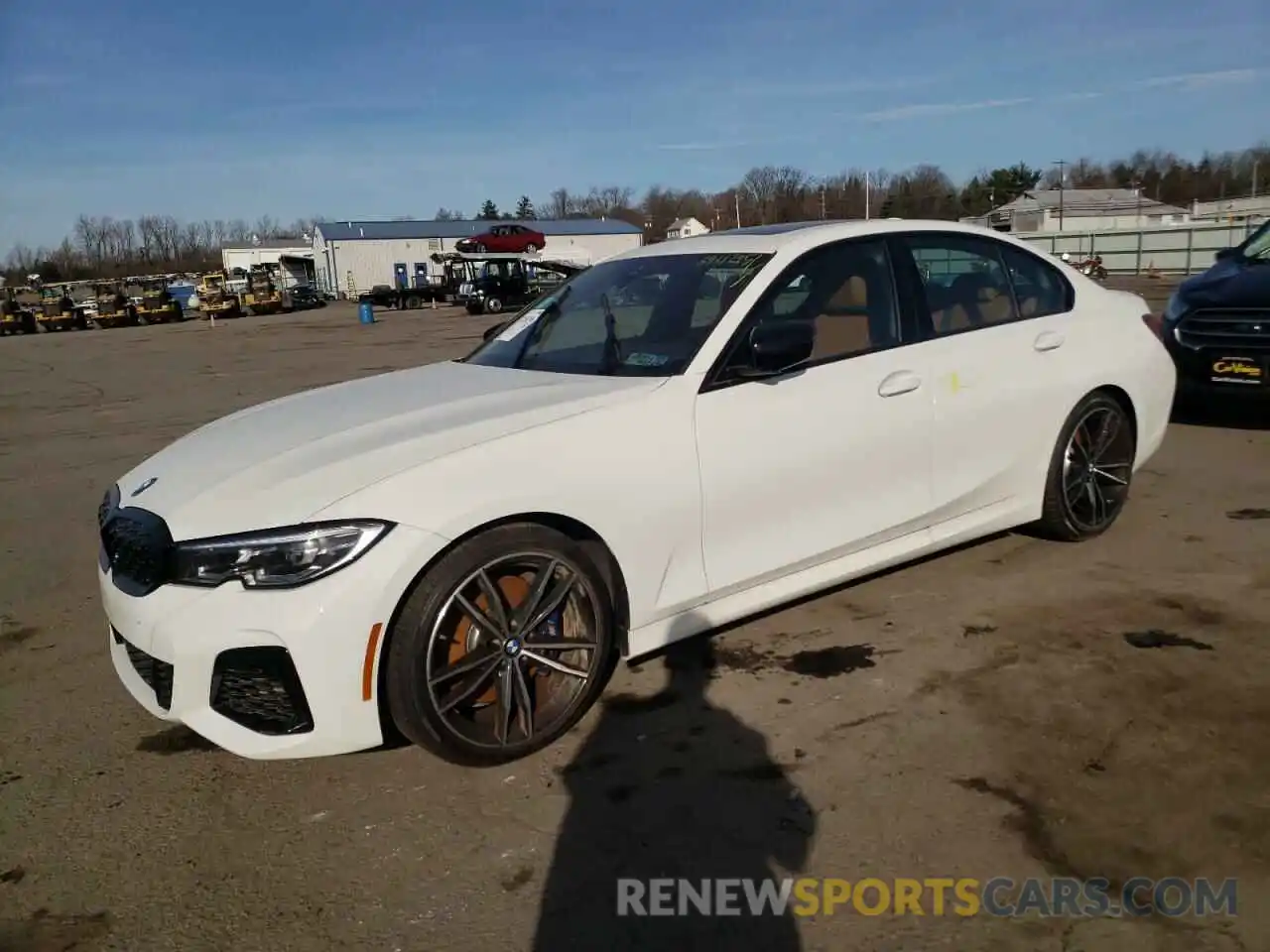 2 Photograph of a damaged car 3MW5U9J06M8C14562 BMW M3 2021