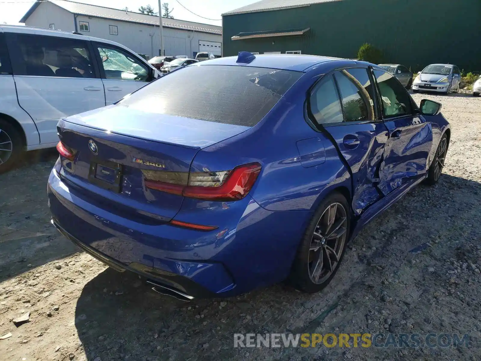 3 Photograph of a damaged car 3MW5U9J06M8C16098 BMW M3 2021