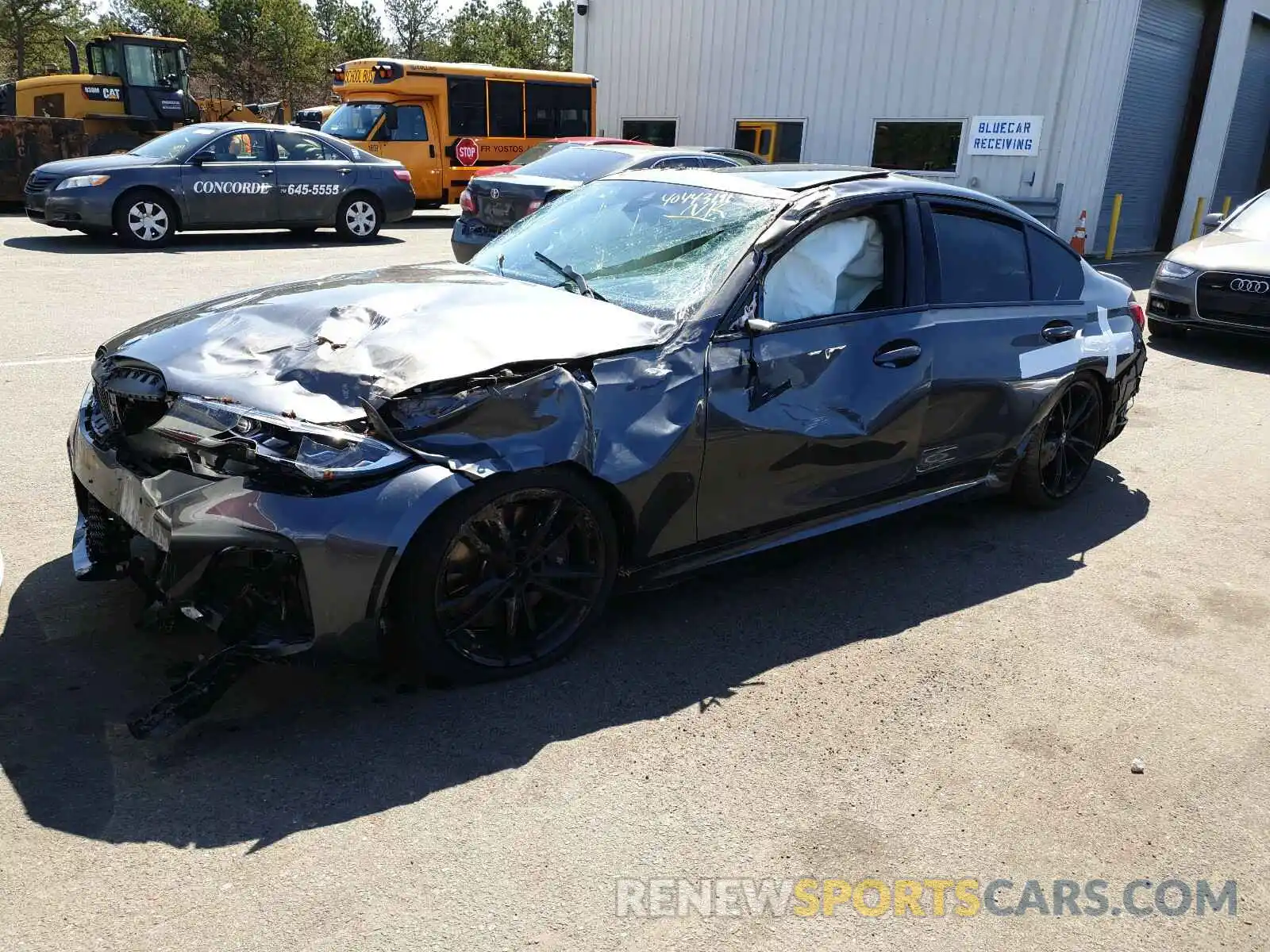 2 Photograph of a damaged car 3MW5U9J07M8B66456 BMW M3 2021