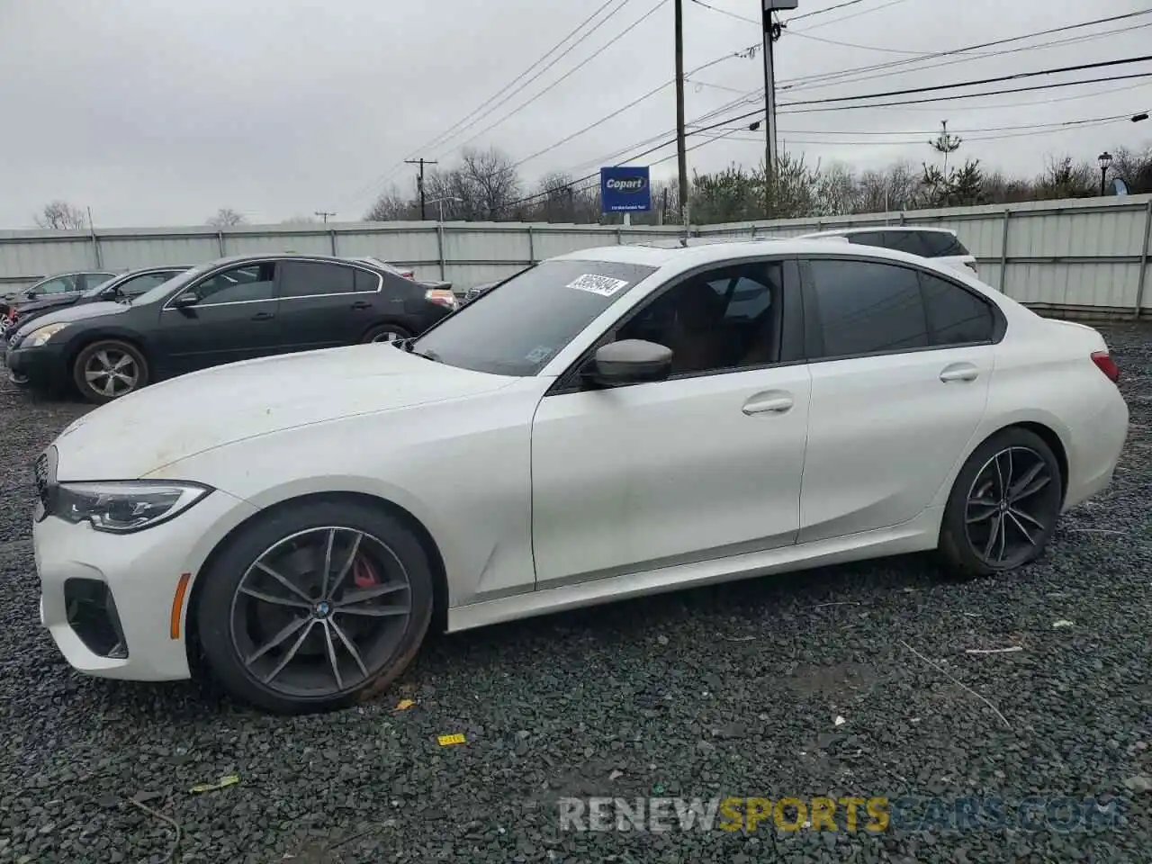 1 Photograph of a damaged car 3MW5U9J07M8B83919 BMW M3 2021