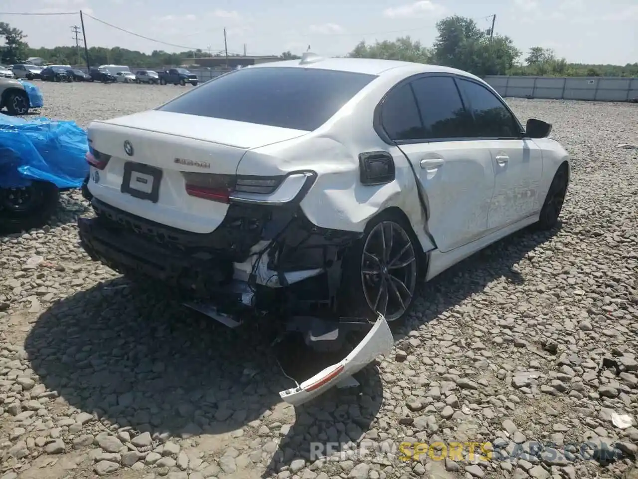 4 Фотография поврежденного автомобиля 3MW5U9J08M8B52596 BMW M3 2021