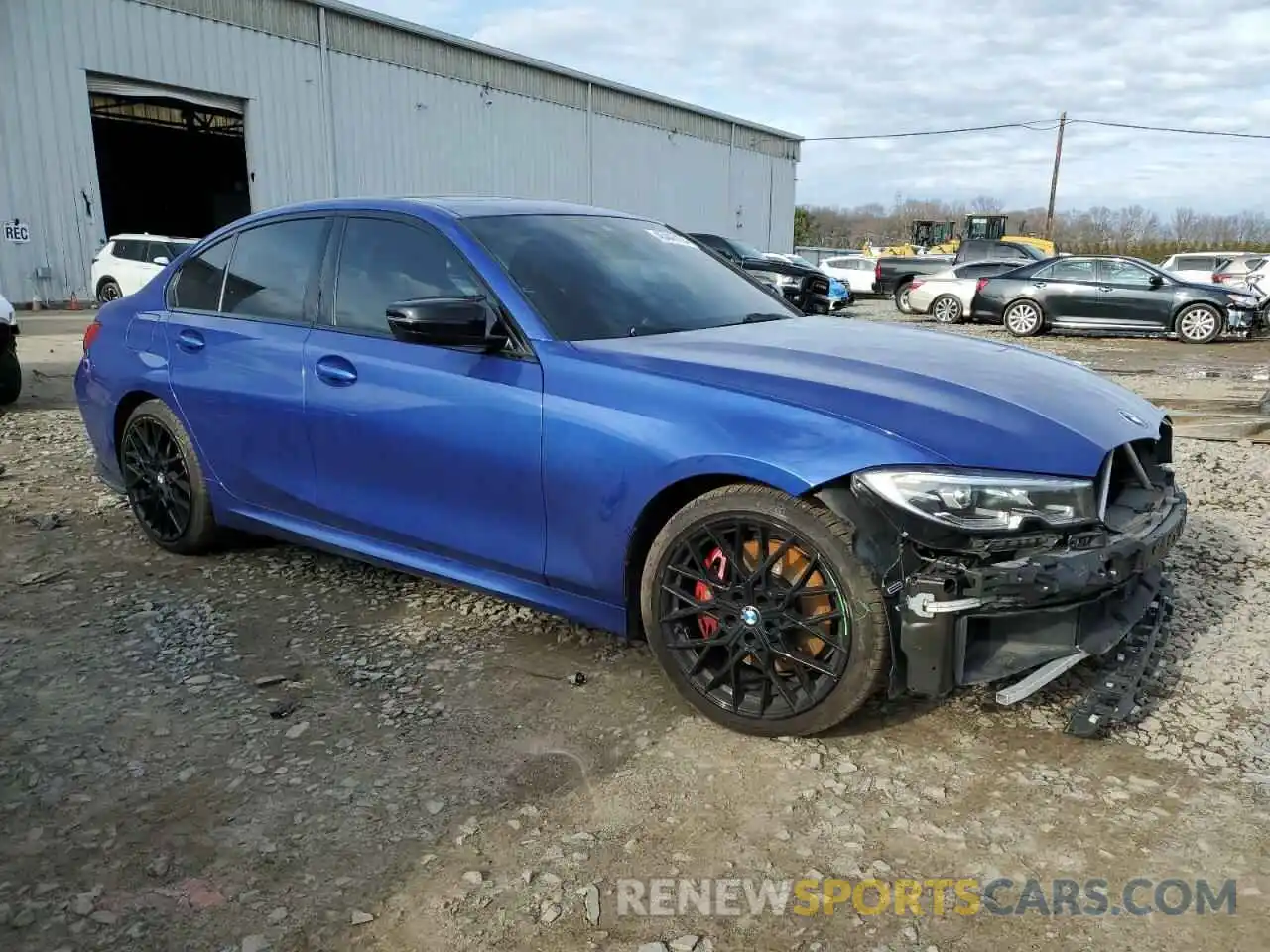 4 Photograph of a damaged car 3MW5U9J08M8B57278 BMW M3 2021