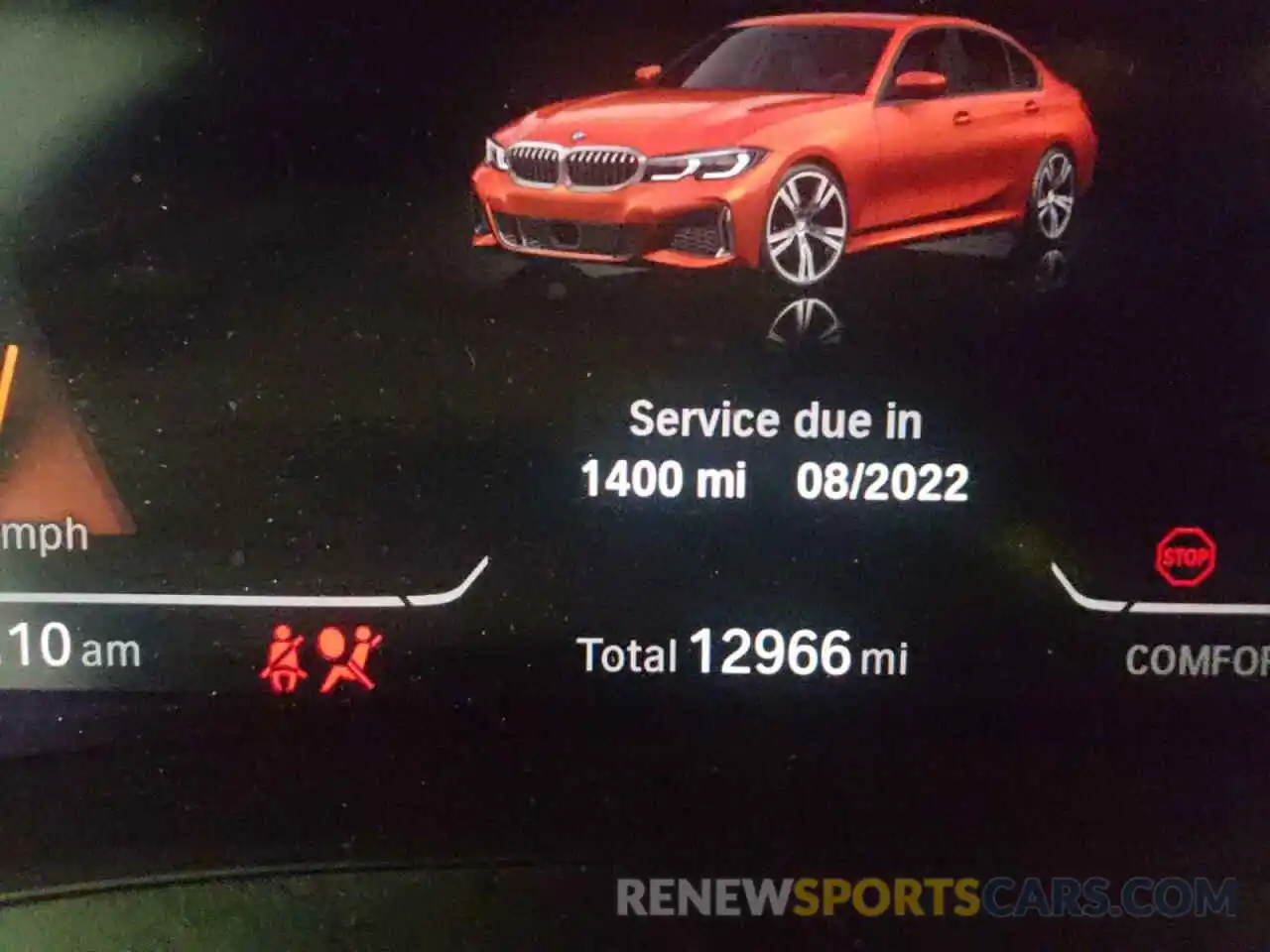 8 Фотография поврежденного автомобиля 3MW5U9J0XM8B56259 BMW M3 2021