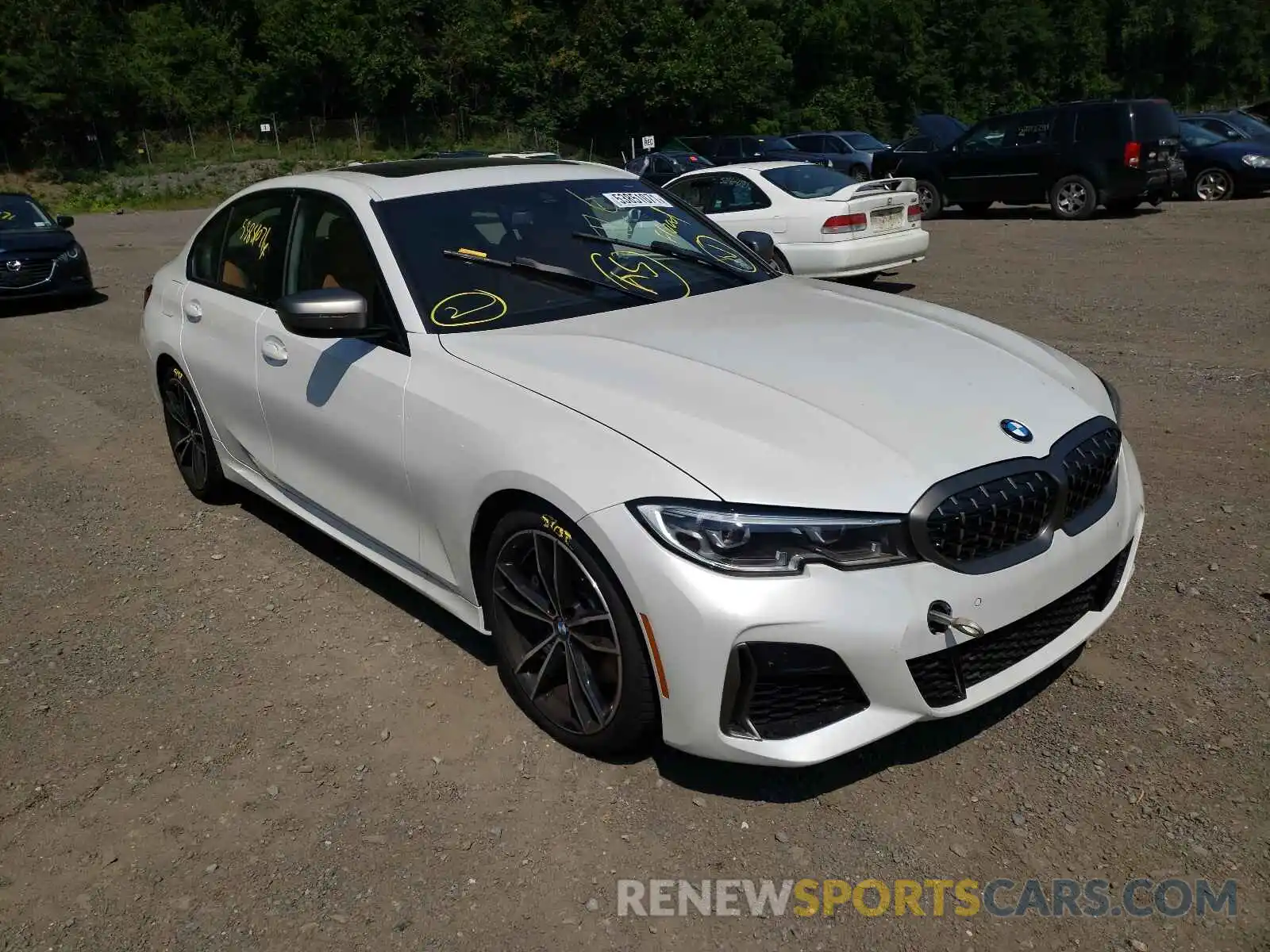 1 Photograph of a damaged car WBA5U9C02MFL01010 BMW M3 2021