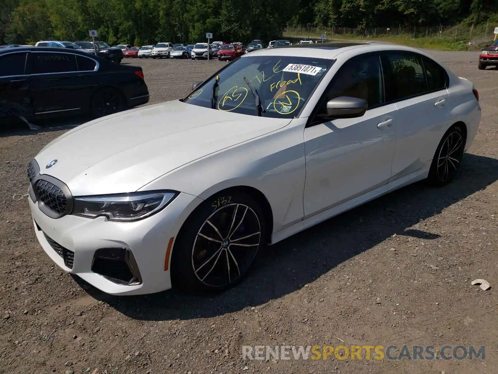 2 Photograph of a damaged car WBA5U9C02MFL01010 BMW M3 2021