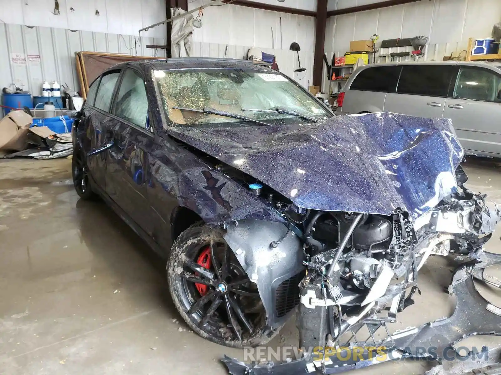 1 Photograph of a damaged car WBA5U9C08MFK69471 BMW M3 2021