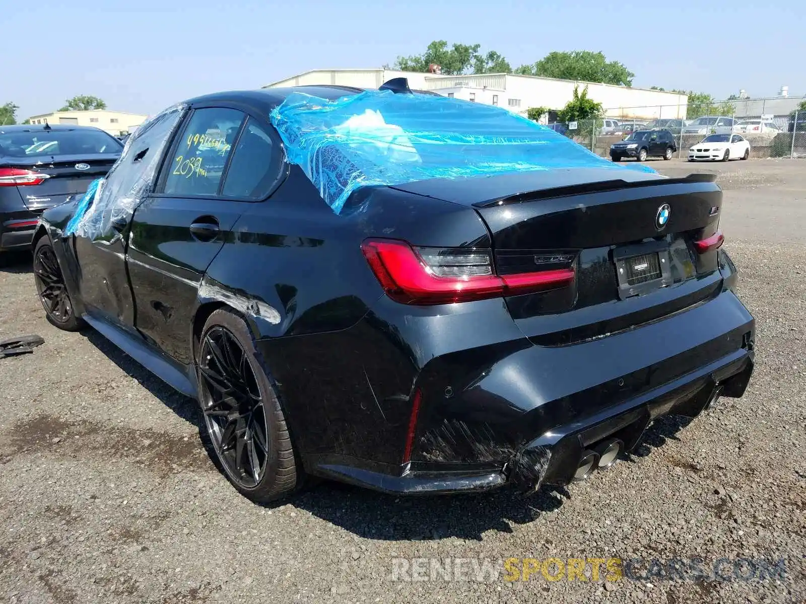 3 Photograph of a damaged car WBS33AY00MFK76110 BMW M3 2021