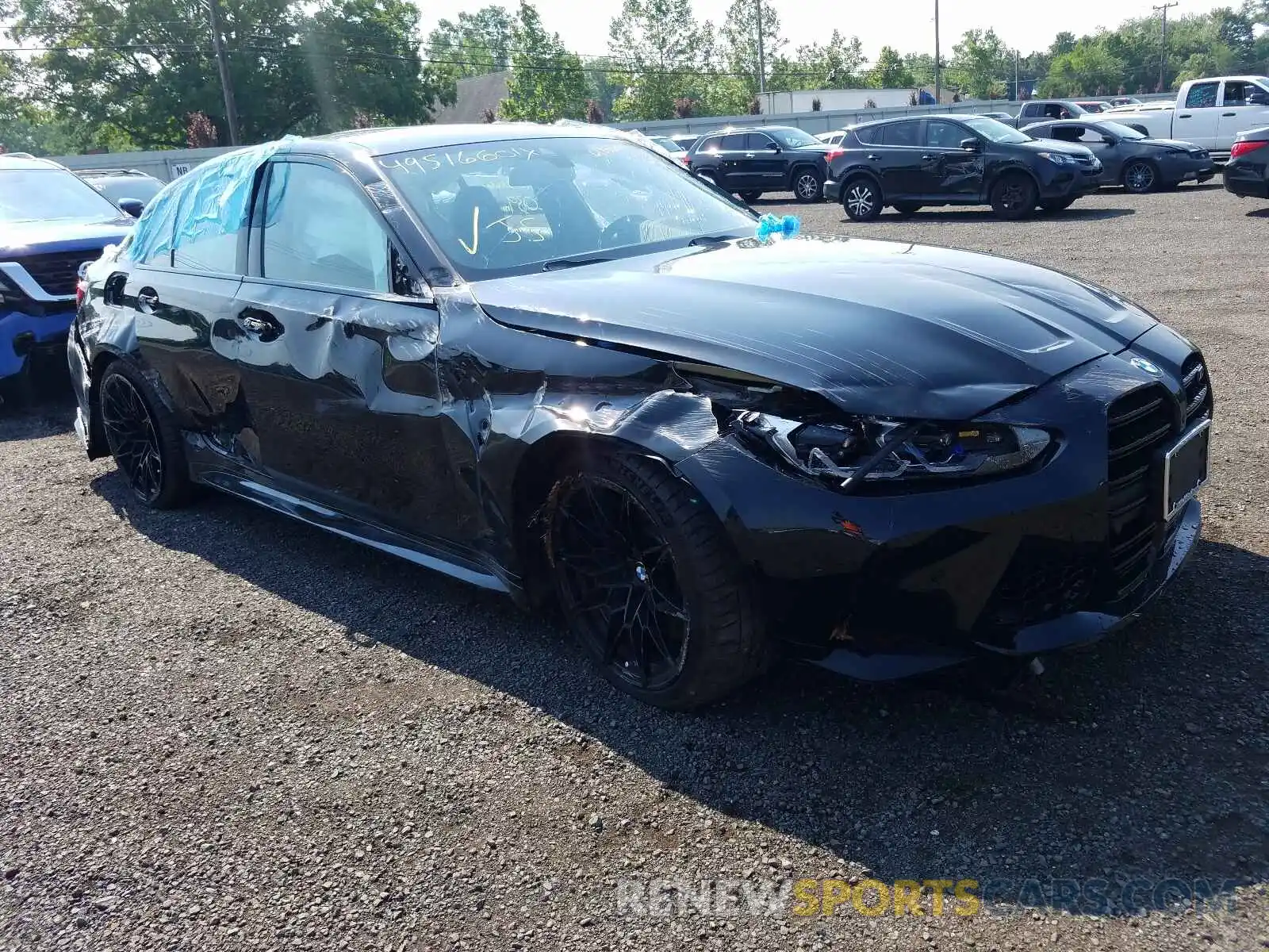 9 Photograph of a damaged car WBS33AY00MFK76110 BMW M3 2021