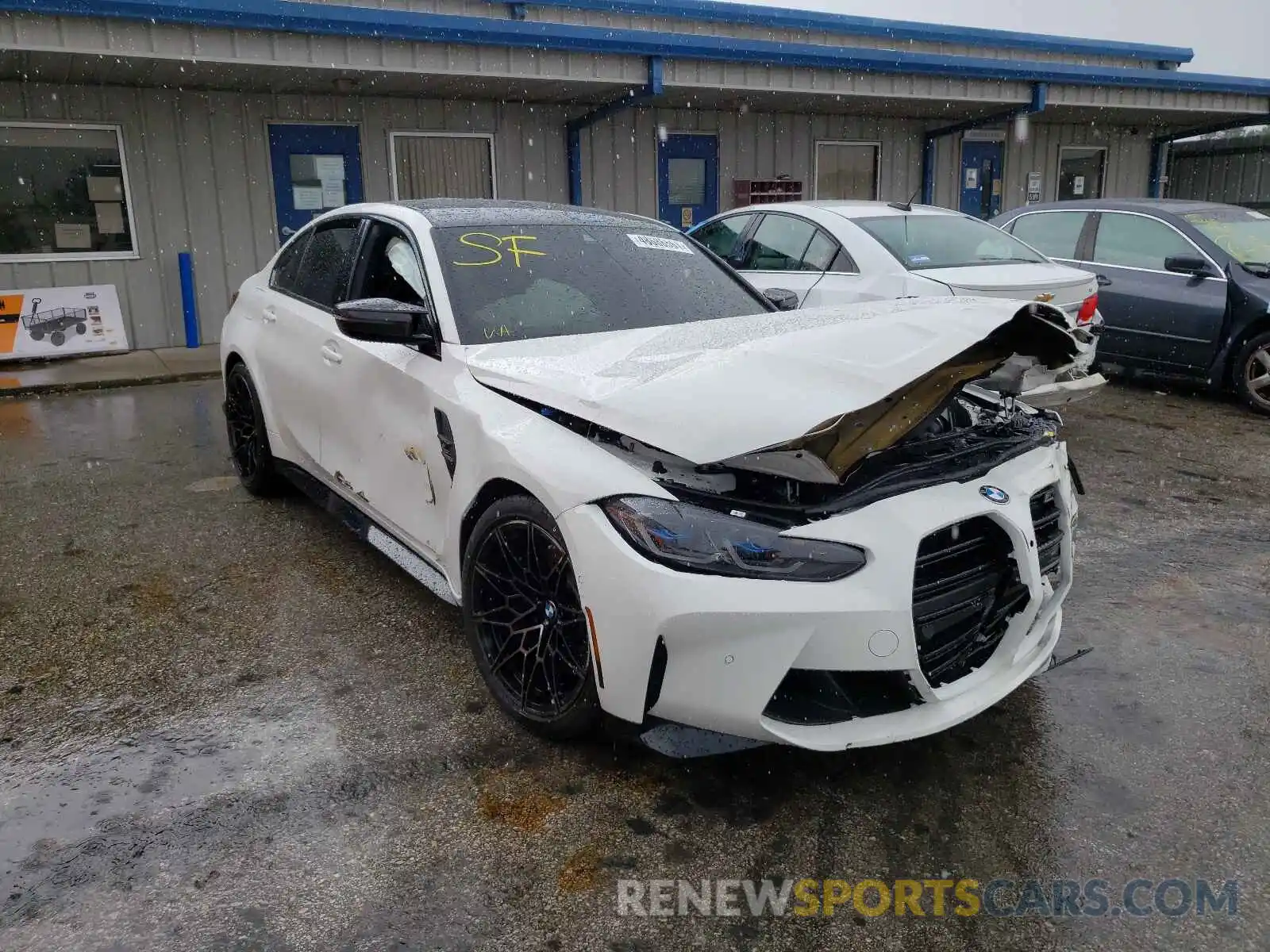 1 Photograph of a damaged car WBS33AY00MFL01331 BMW M3 2021