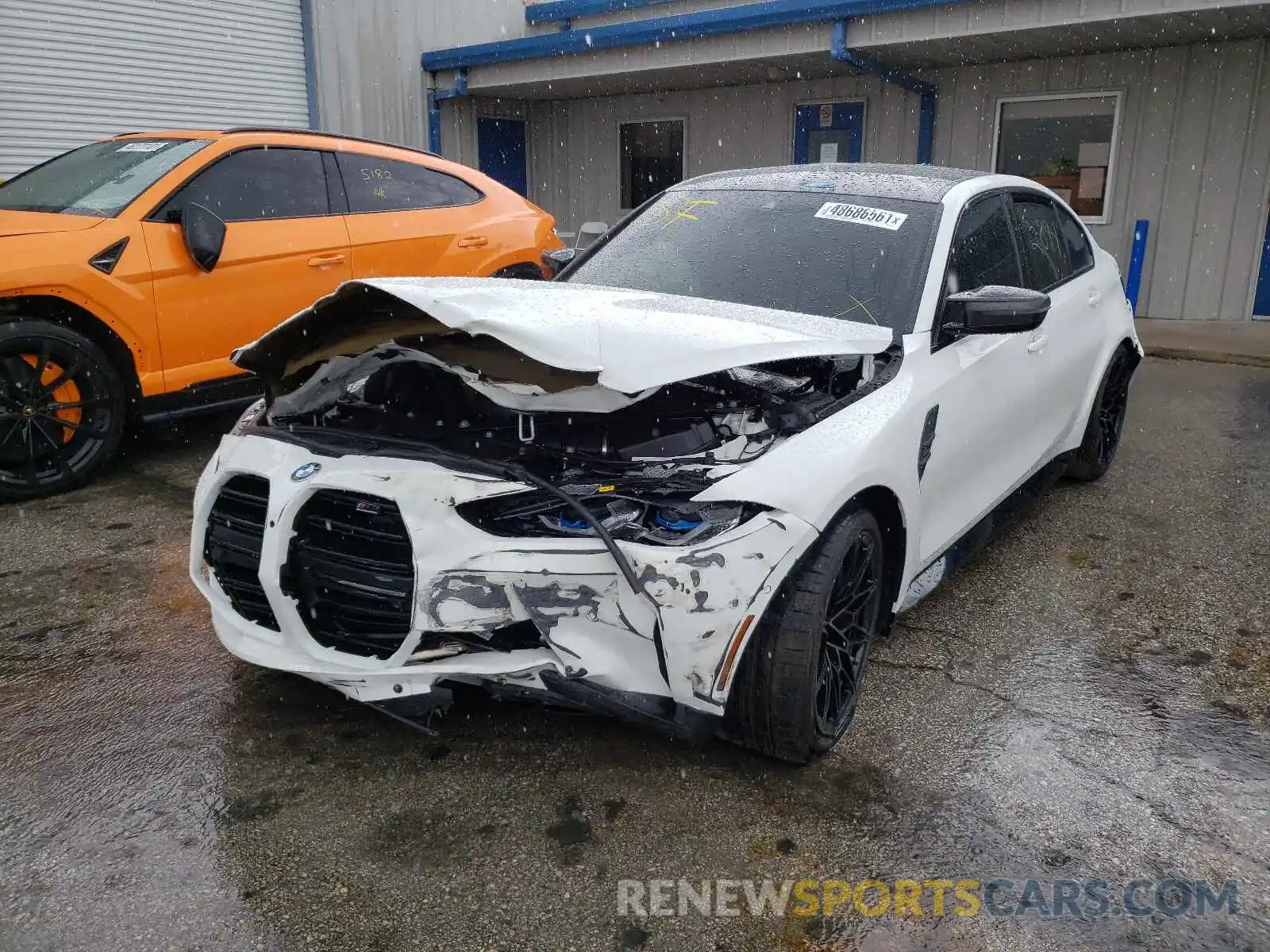 2 Photograph of a damaged car WBS33AY00MFL01331 BMW M3 2021