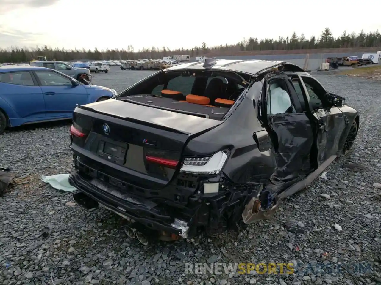 4 Photograph of a damaged car WBS33AY01MFL16243 BMW M3 2021