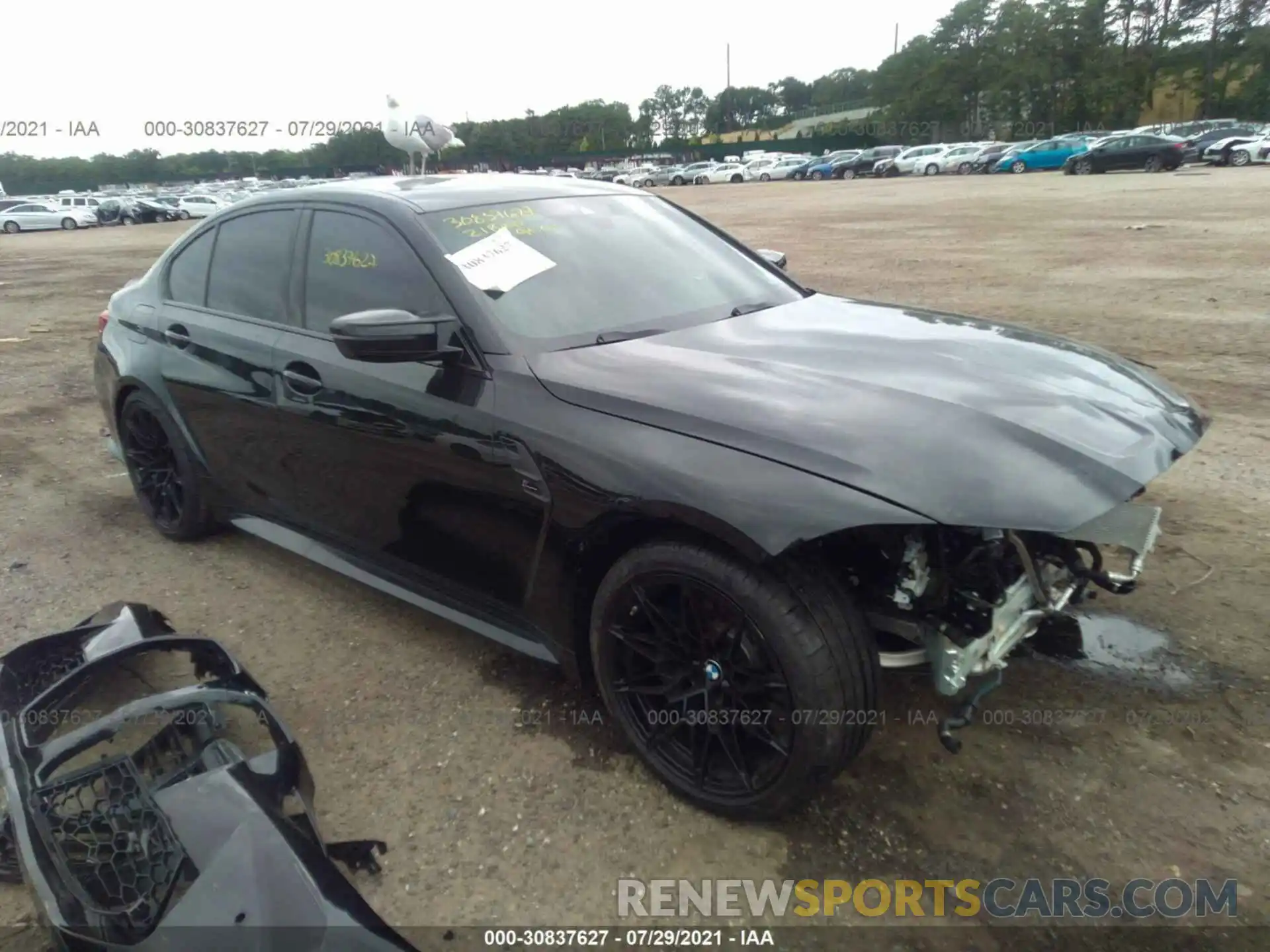 1 Photograph of a damaged car WBS33AY02MFL23606 BMW M3 2021