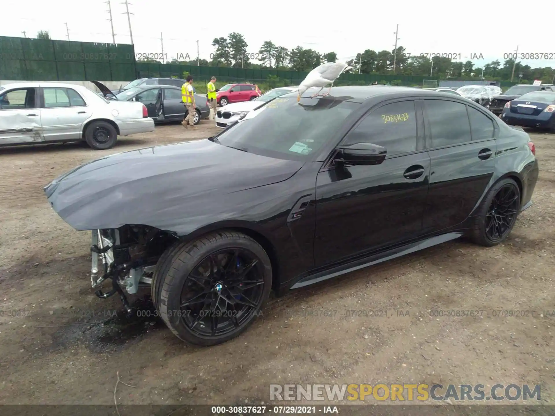 2 Photograph of a damaged car WBS33AY02MFL23606 BMW M3 2021