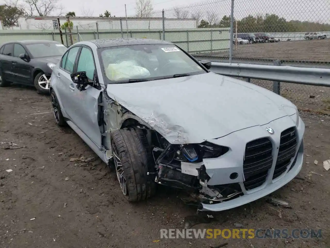 1 Photograph of a damaged car WBS33AY04MFL22909 BMW M3 2021