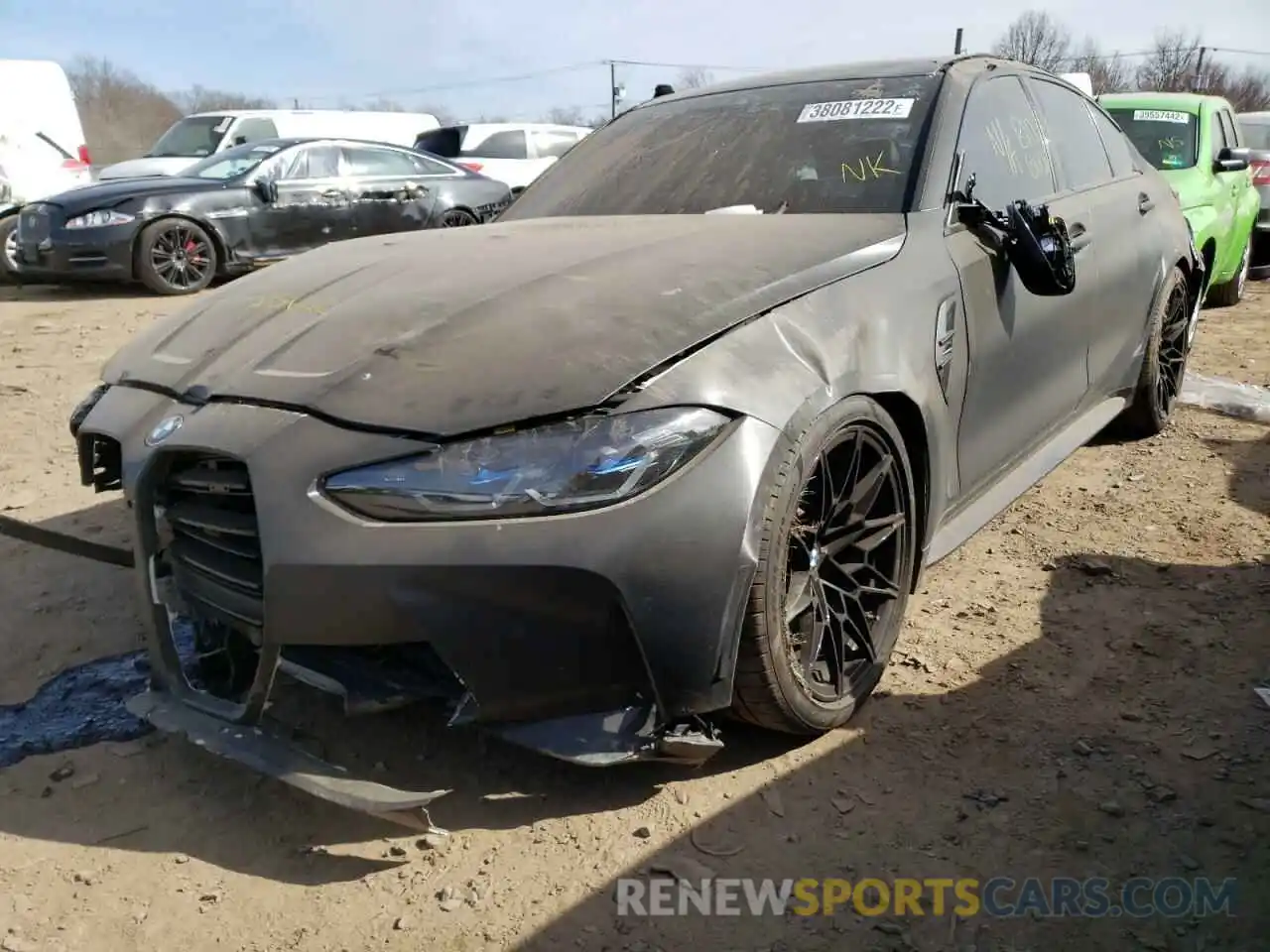 2 Photograph of a damaged car WBS33AY04MFL28550 BMW M3 2021