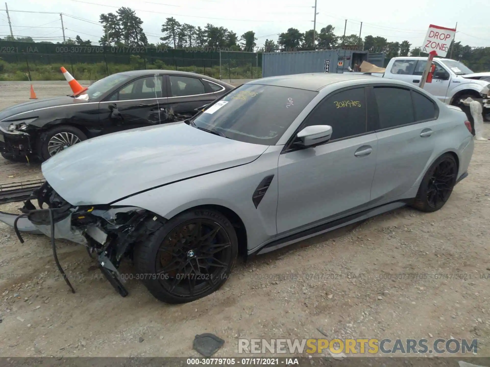 2 Photograph of a damaged car WBS33AY05MFL27570 BMW M3 2021