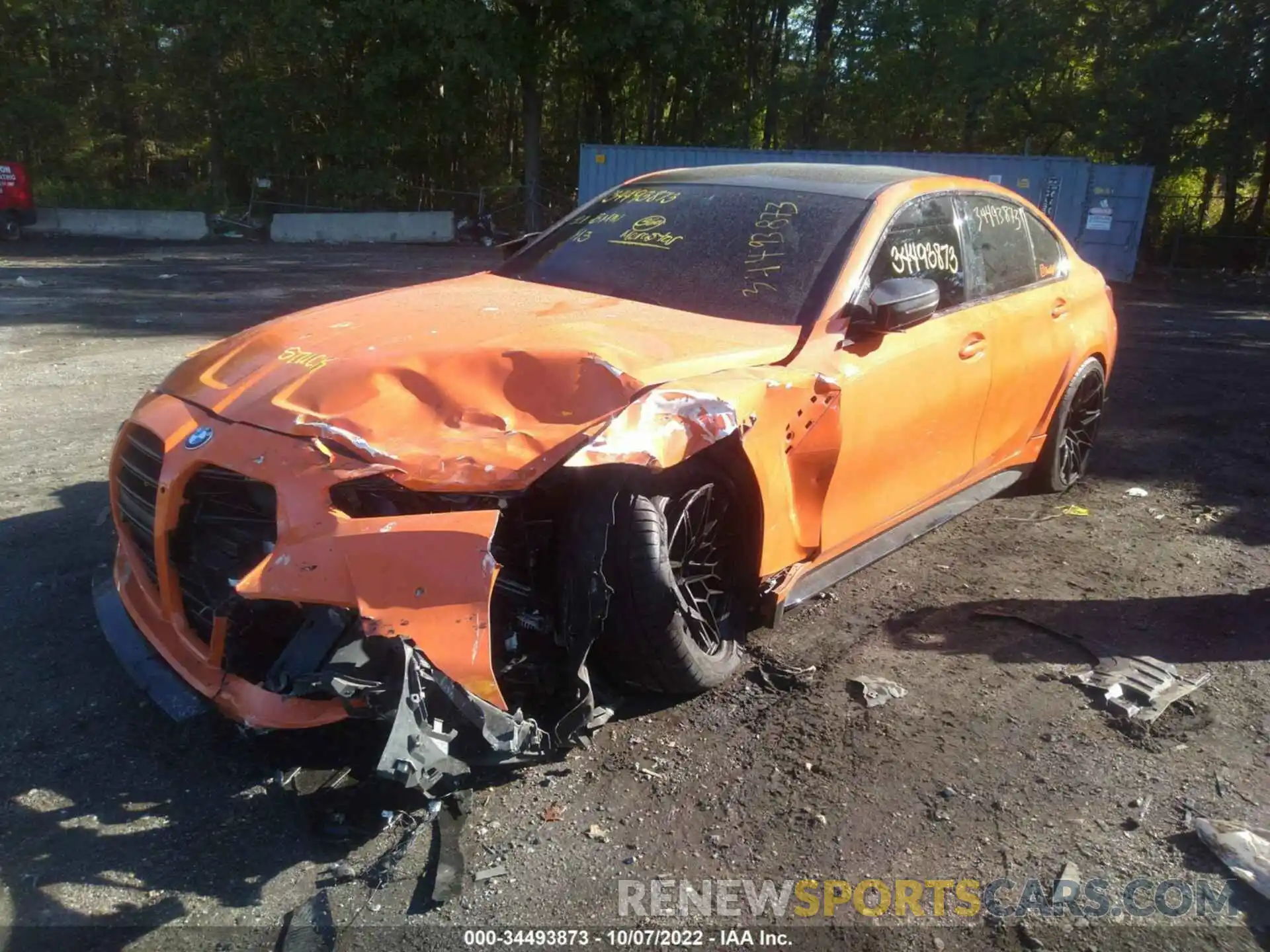 2 Photograph of a damaged car WBS33AY05MFL31246 BMW M3 2021