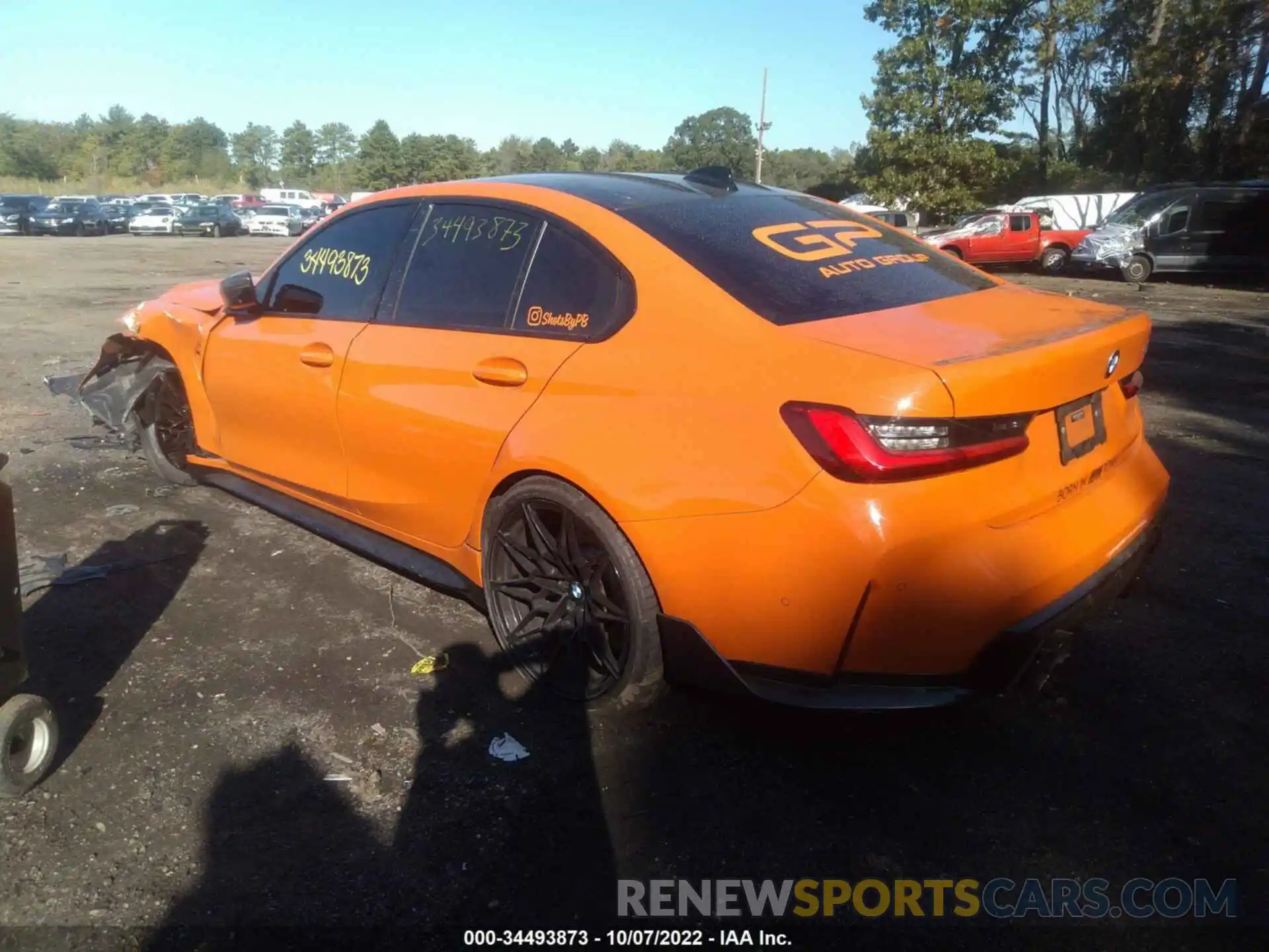 3 Photograph of a damaged car WBS33AY05MFL31246 BMW M3 2021