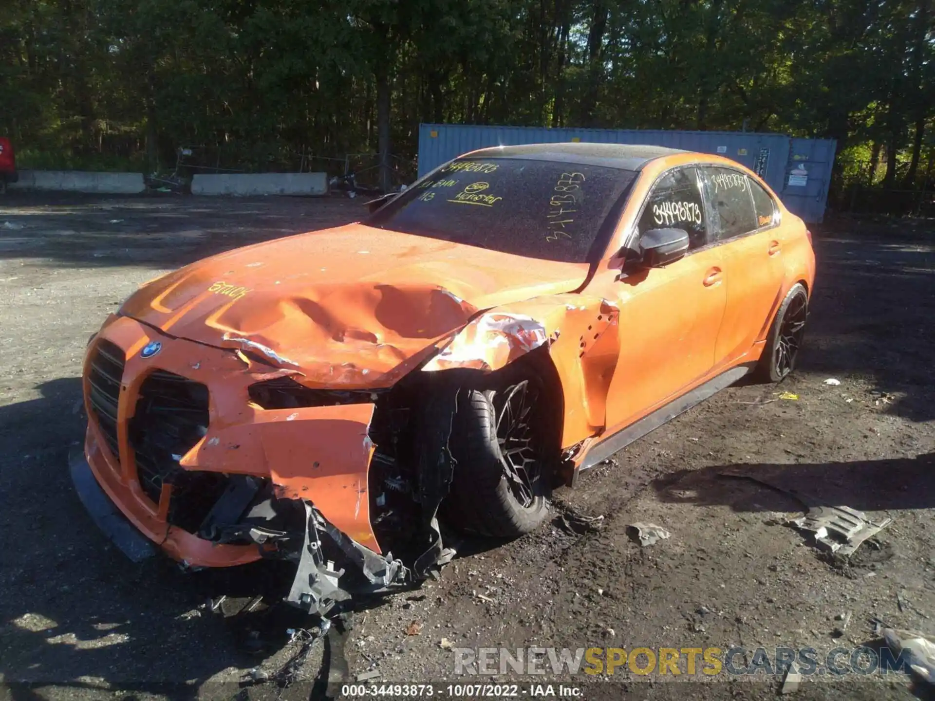 6 Photograph of a damaged car WBS33AY05MFL31246 BMW M3 2021