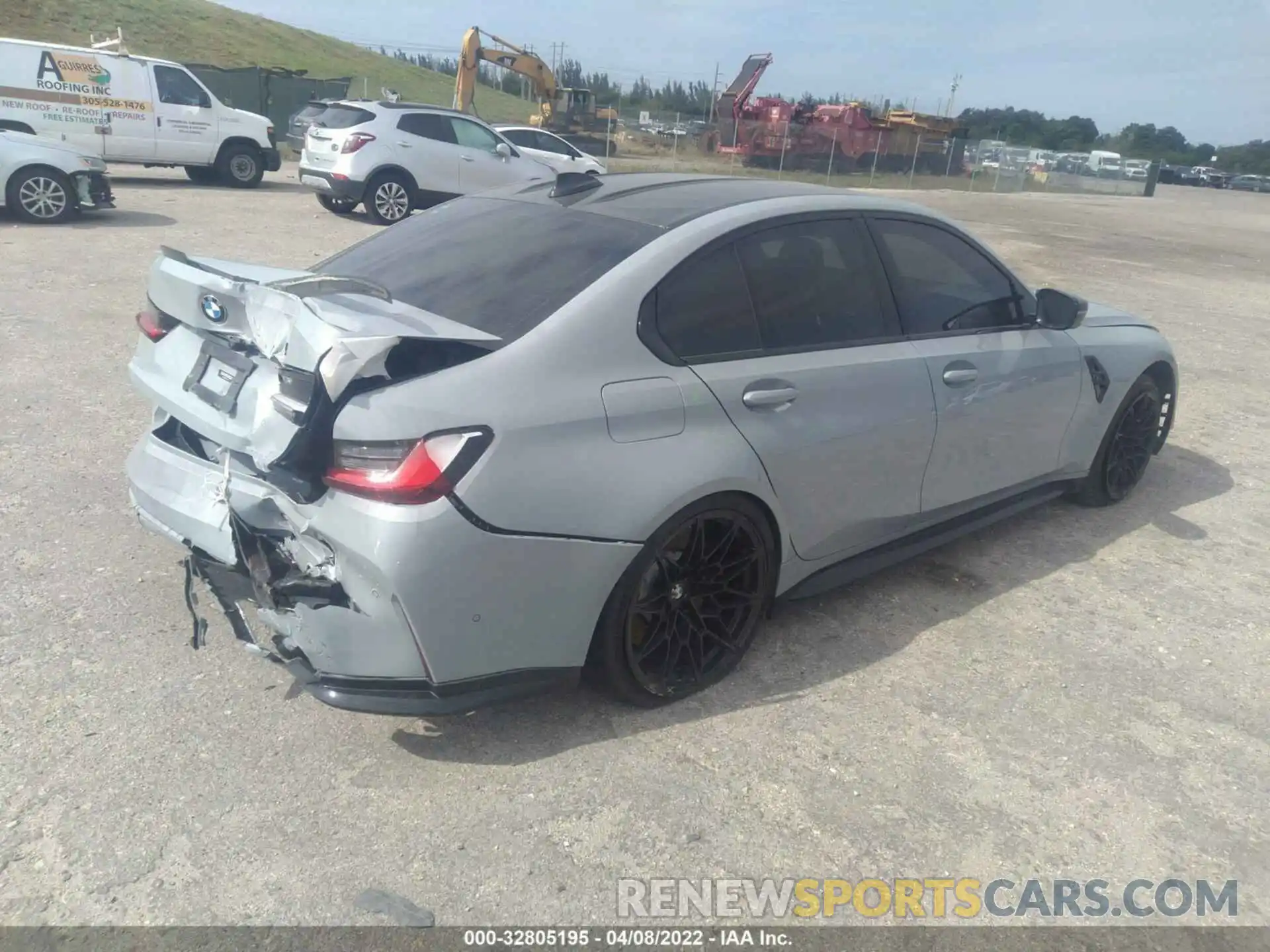 4 Photograph of a damaged car WBS33AY0XMFL18122 BMW M3 2021